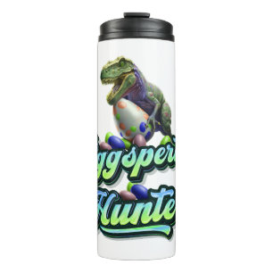 Eggspert Easter Eggs Hunter Easter Dinosaur Egg   Thermal Tumbler