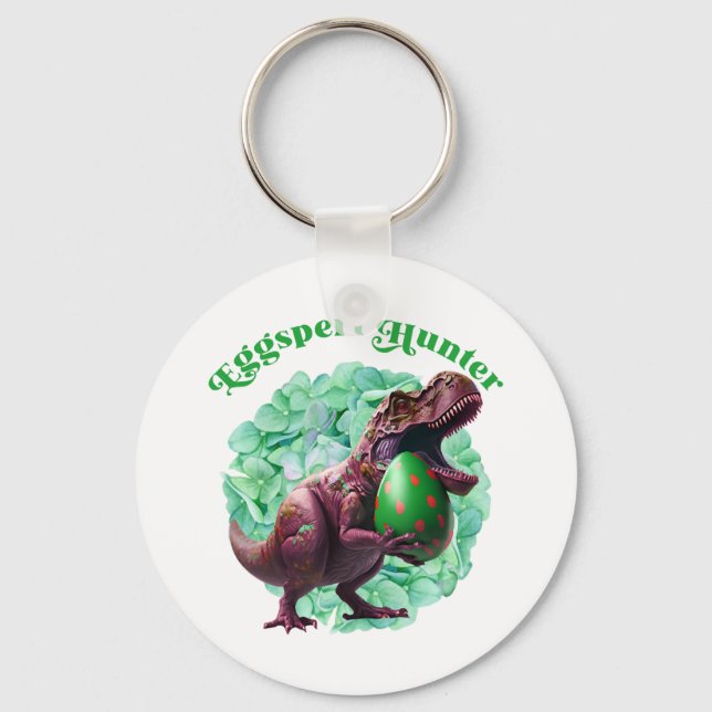 Eggspert Hunter Easter Egg Hunting Easter  Key Ring (Front)