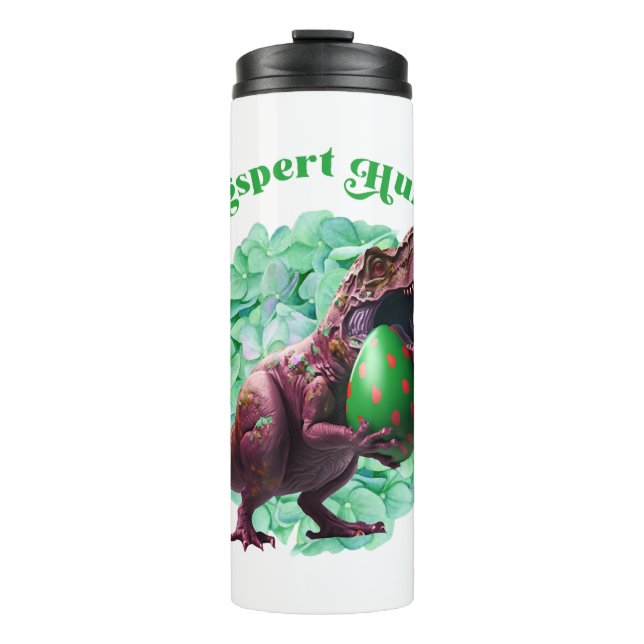 Eggspert Hunter Easter Egg Hunting Easter  Thermal Tumbler (Front)