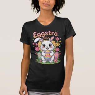 Eggstra Cute Easter Bunny T-Shirt – Pastel Spring
