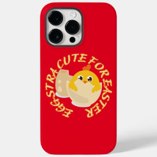 EGGSTRA CUTE FOR EASTER  funny easter chick gift   Case-Mate iPhone 14 Pro Max Case