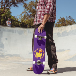 EGGSTRA CUTE FOR EASTER funny easter dino gift Skateboard