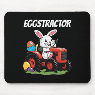 Eggstractor Funny Easter Day Men Women Bunny Easte Mouse Pad