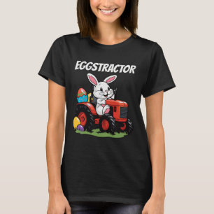 Eggstractor Funny Easter Day Men Women Bunny Easte T-Shirt