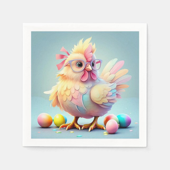 " EGGSTRAORDINARY DELIGHT " NAPKIN (Front)