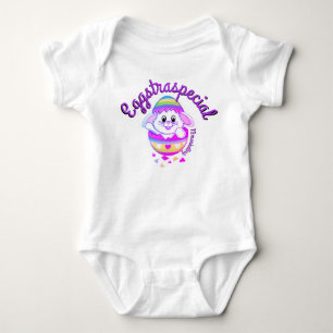 Eggstraspecial Bunny Easter Baby Girl top infant