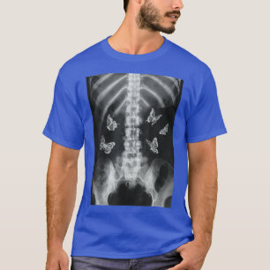 Egirl Skeleton Xray Butterfly Harajuku y2k Dark Ed T-Shirt