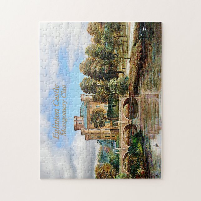 Eglinton Castle – Montgomery Scottish Clan Jigsaw Puzzle (Vertical)