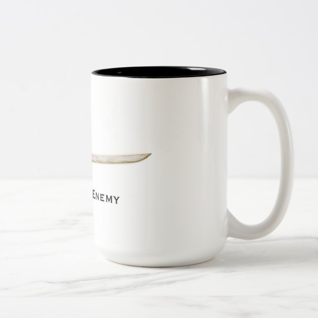 Ego is the Enemy Two-Tone Coffee Mug (Right)