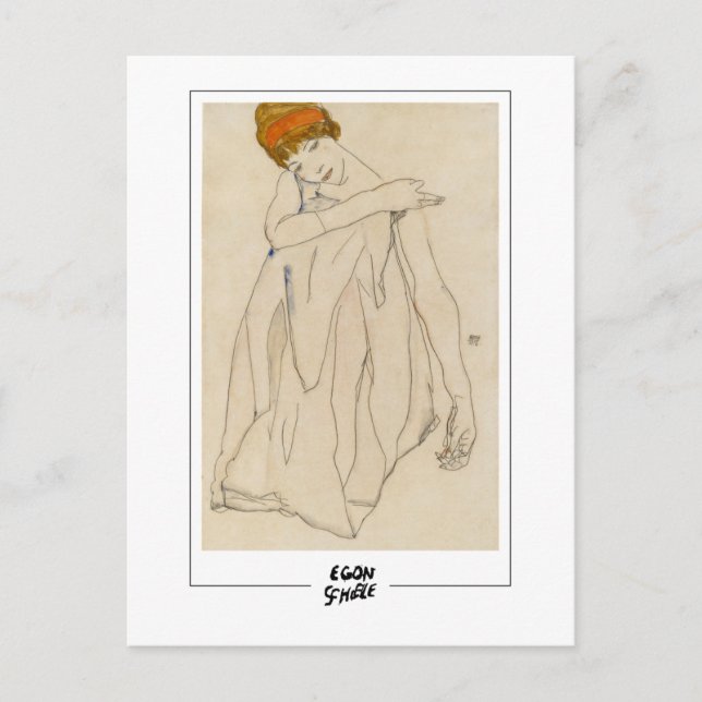 Egon Schiele #183 - Fine Art Postcard (Front)