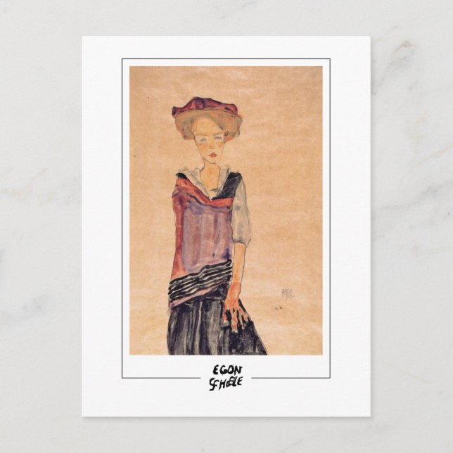 Egon Schiele #20-2 - Fine Art Postcard (Front)