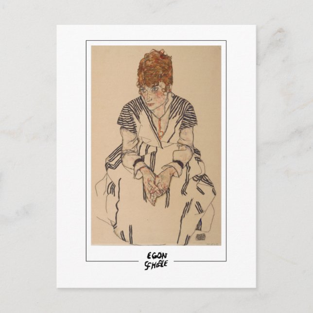 Egon Schiele #234 - Fine Art Postcard (Front)