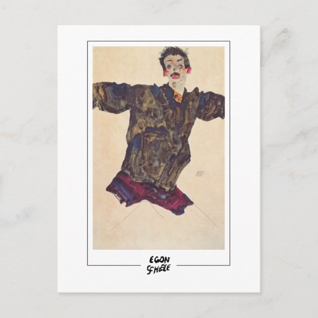 Egon Schiele #304-2 - Fine Art Postcard (Front)