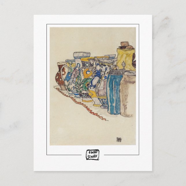 Egon Schiele #344-2 - Fine Art Postcard (Front)