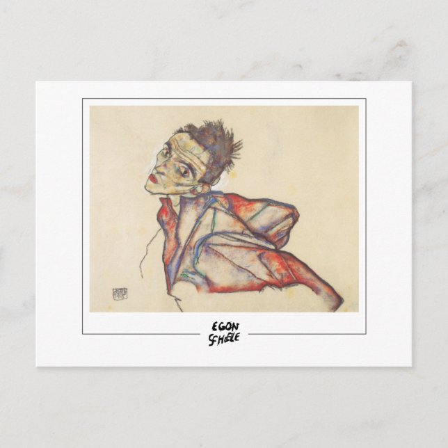 Egon Schiele #507 - Fine Art Postcard (Front)