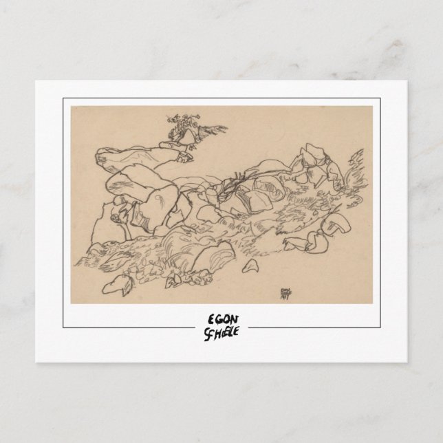 Egon Schiele #560-2 - Fine Art Postcard (Front)