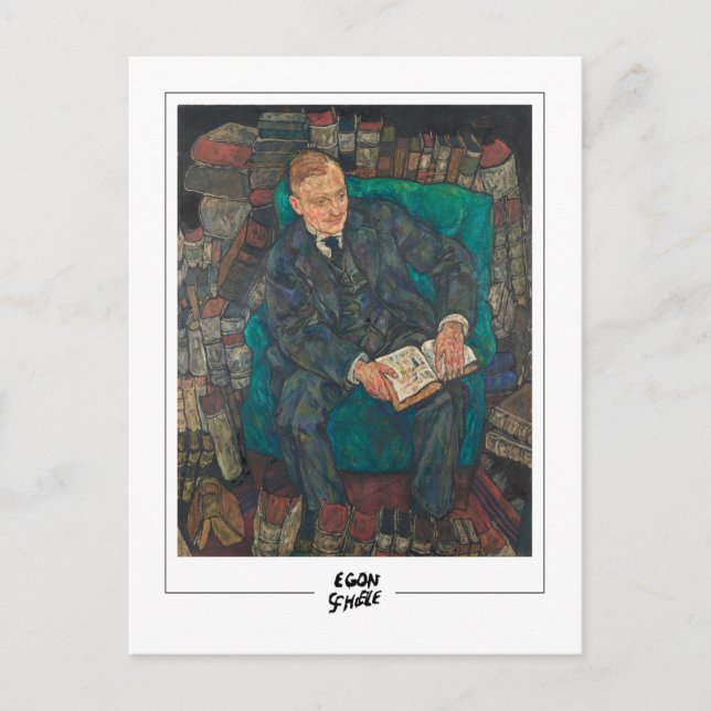 Egon Schiele #8 - Fine Art Postcard (Front)