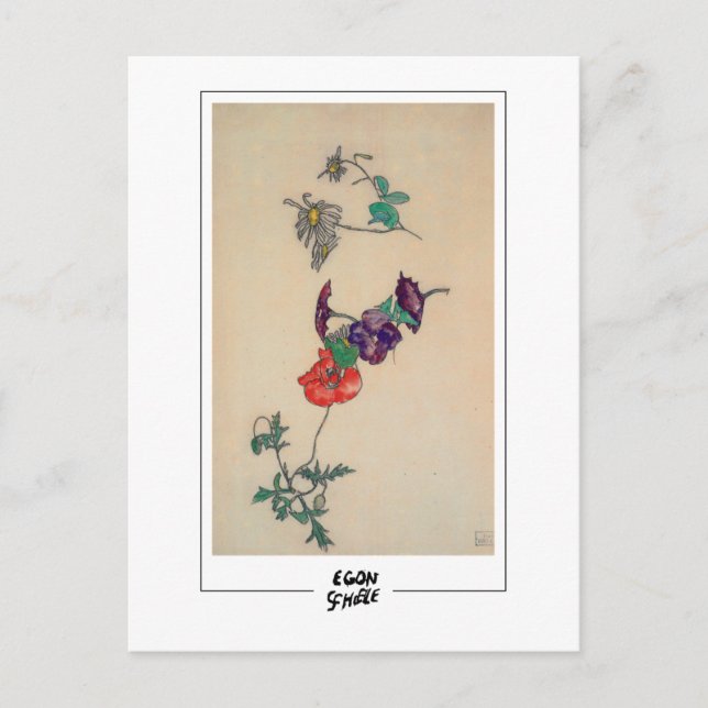 Egon Schiele #95 - Fine Art Postcard (Front)