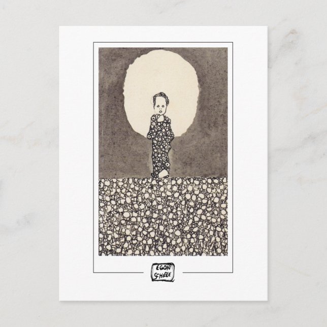 Egon Schiele #95 - Fine Art Postcard (Front)