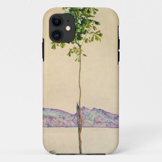 Egon Schiele Chestnut Tree iPhone case (Back)