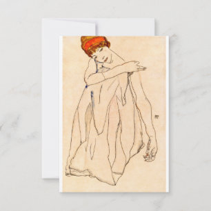 Egon Schiele - Dancer Card