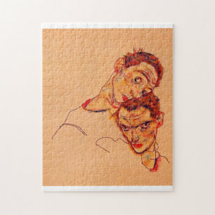Egon Schiele - Double Self Portrait Jigsaw Puzzle
