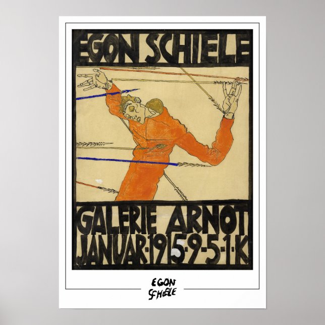 Egon Schiele Fine Art #231-2 Poster (Front)