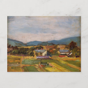 Egon Schiele- Landscape in Lower Austria Postcard
