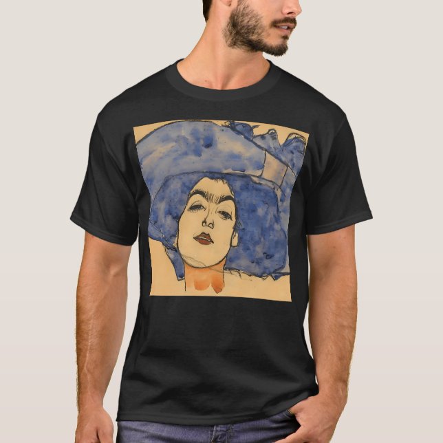 Egon Schiele Portrait Of Eva Freund T-Shirt (Front)