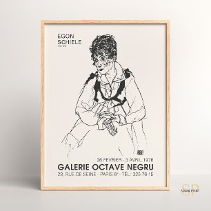 Egon Schiele Portrait of the Artist's Wife Print