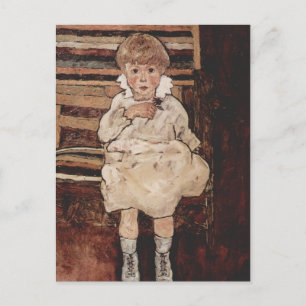 Egon Schiele- Seated child Postcard