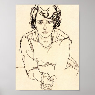 Egon Schiele -Seated Woman Poster
