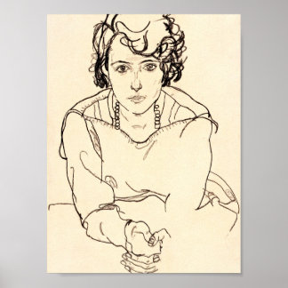 Egon Schiele -Seated Woman Poster