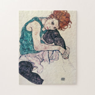 Egon Schiele Seated Woman Puzzle