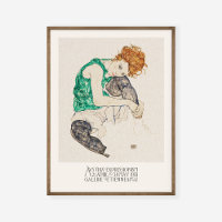 Egon Schiele Seated Woman with Bent Knees Fine Art