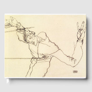 Egon Schiele- Self Portrait As St Sebastian Guest Book
