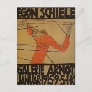Egon Schiele- Self Portrait as St. Sebastian Postcard