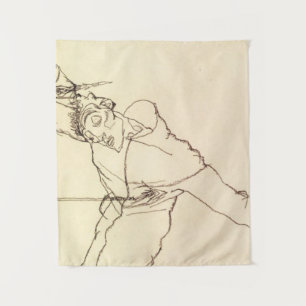 Egon Schiele- Self Portrait As St Sebastian Tapestry