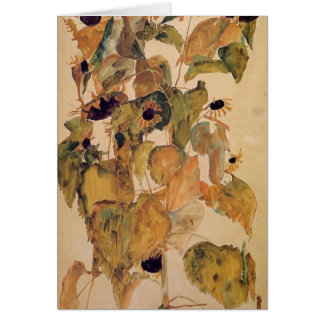 Egon Schiele- Sunflowers