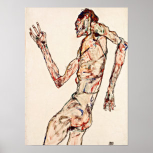 Egon Schiele - The Dancer Poster
