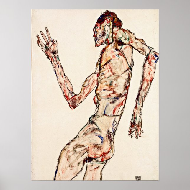 Egon Schiele - The Dancer Poster (Front)