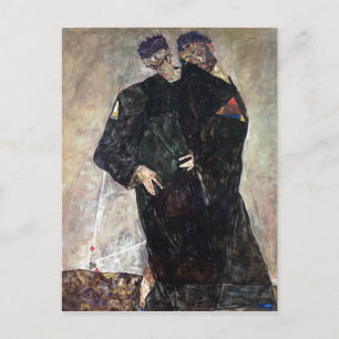 Egon Schiele The Hermits Postcard