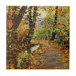 Egon Schiele - Winding Brook Ceramic Tile