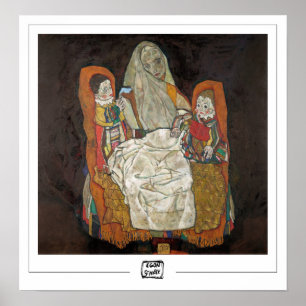 Egon Schiele Zedign Art Poster #13-3