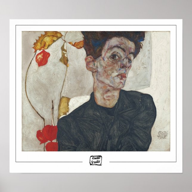 Egon Schiele Zedign Art Poster #49-2 (Front)
