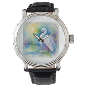 Egret 160924AREF144 - Watercolor Watch