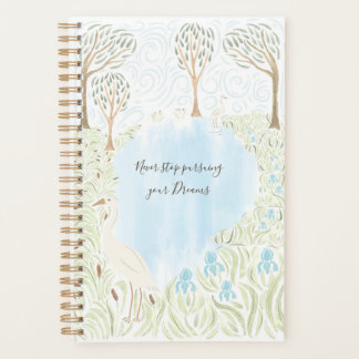 Egret and Irises Planner