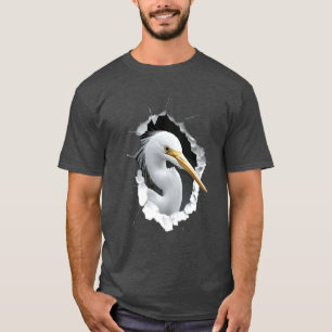 Egret Bird friends T-Shirt