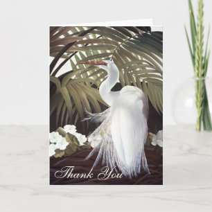 Egret "Thank You" card
