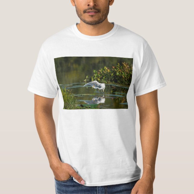 Egret Wing Exam T-Shirt (Front)